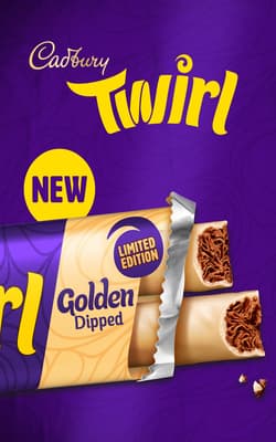 Twirl Golden Dipped